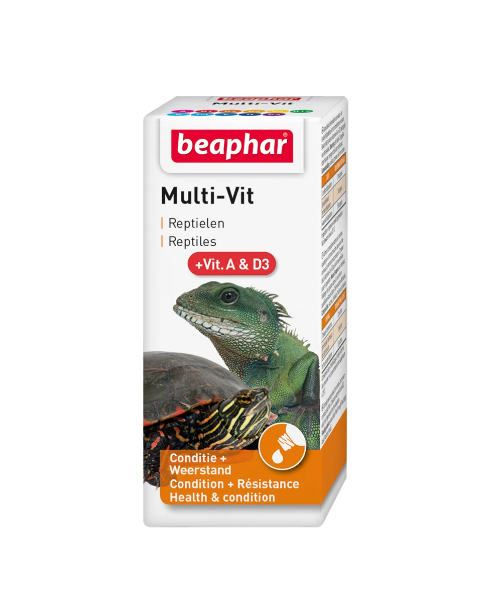 بيفار فيتامينات A+3D للزواحف 20 مل